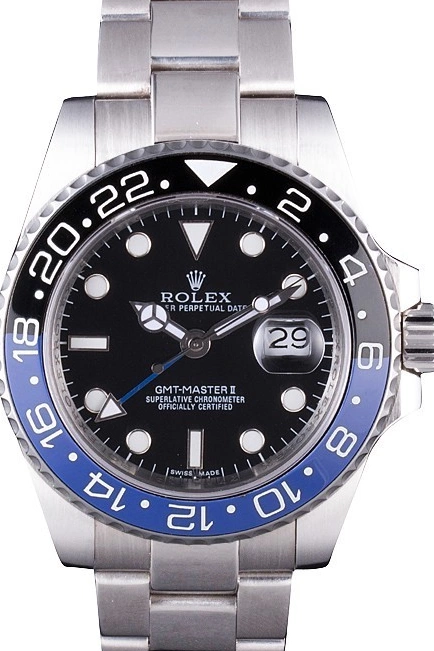 Good Copy Rolex Watches rl431 BLACK II BEZEL BLUE Rolex GMT 2013 621393 MASTER 0723